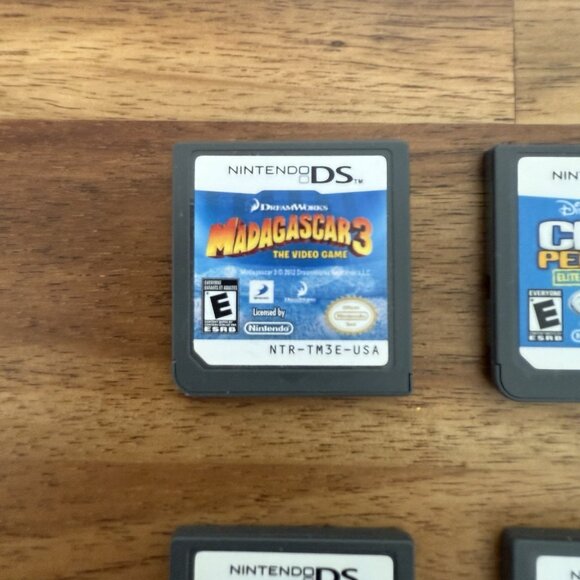 Nintendo DS 7 Game Lot MLB Madagascar Big Brain Age 2 Club Penguin Zoo Tycoon… - Picture 2 of 16